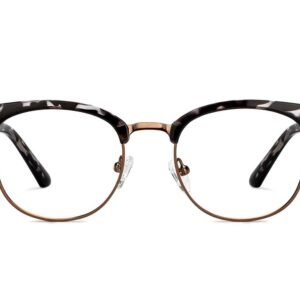 Copper Tortoise Full Rim Round Eyeglasses