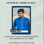 Appreciating Excellence: Mirajul Islam’s Dedication to COBEG News Panel