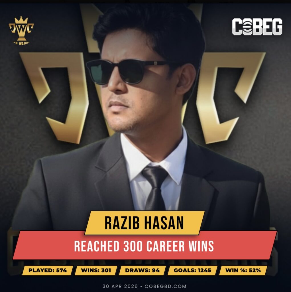 Razib Hasan Breaks the 300-Win Barrier — A Cyber Warriors Titan Etches His Legacy!