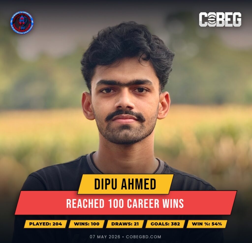 Century Complete: Dipu Ahmed Battles His Way to 100 Career Wins!