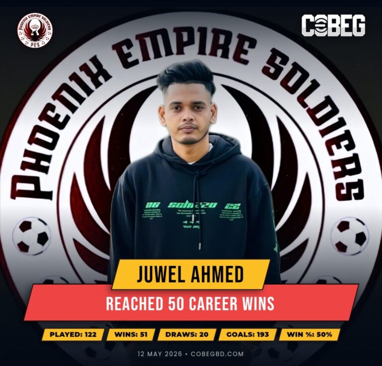 Rising From the Ashes: Juwel Ahmed Secures 50 Career Wins for Phoenix Empire Soldiers!