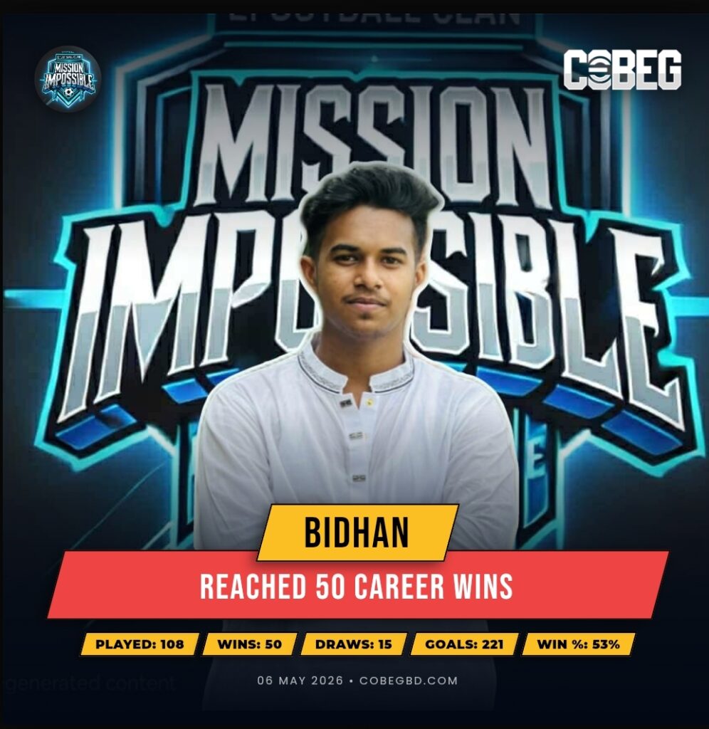 Half-Century Hero: Bidhan Hits 50 Wins Milestone for Mission Impossible! 🔥