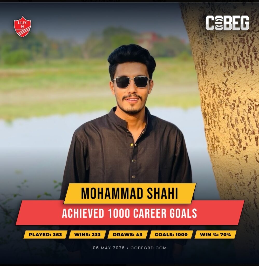 GOAL MACHINE UNLEASHED: Mohammad Shahi Blasts Through 1000 Career Goals for Dreadlords of llfc!