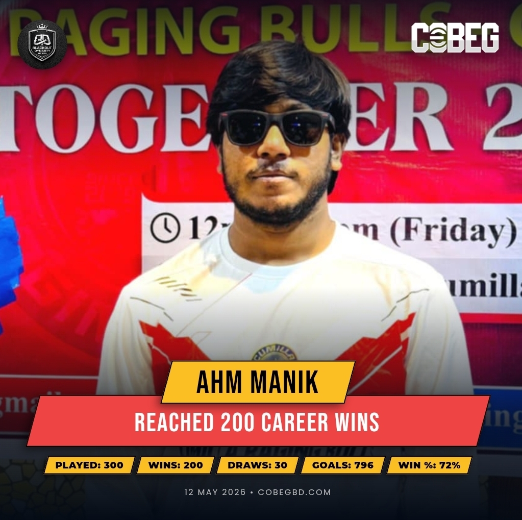 “200 Wins. 796 Goals. One Dynasty — Ahm Manik Continues to Rewrite Greatness for Blackout Dynasty!”