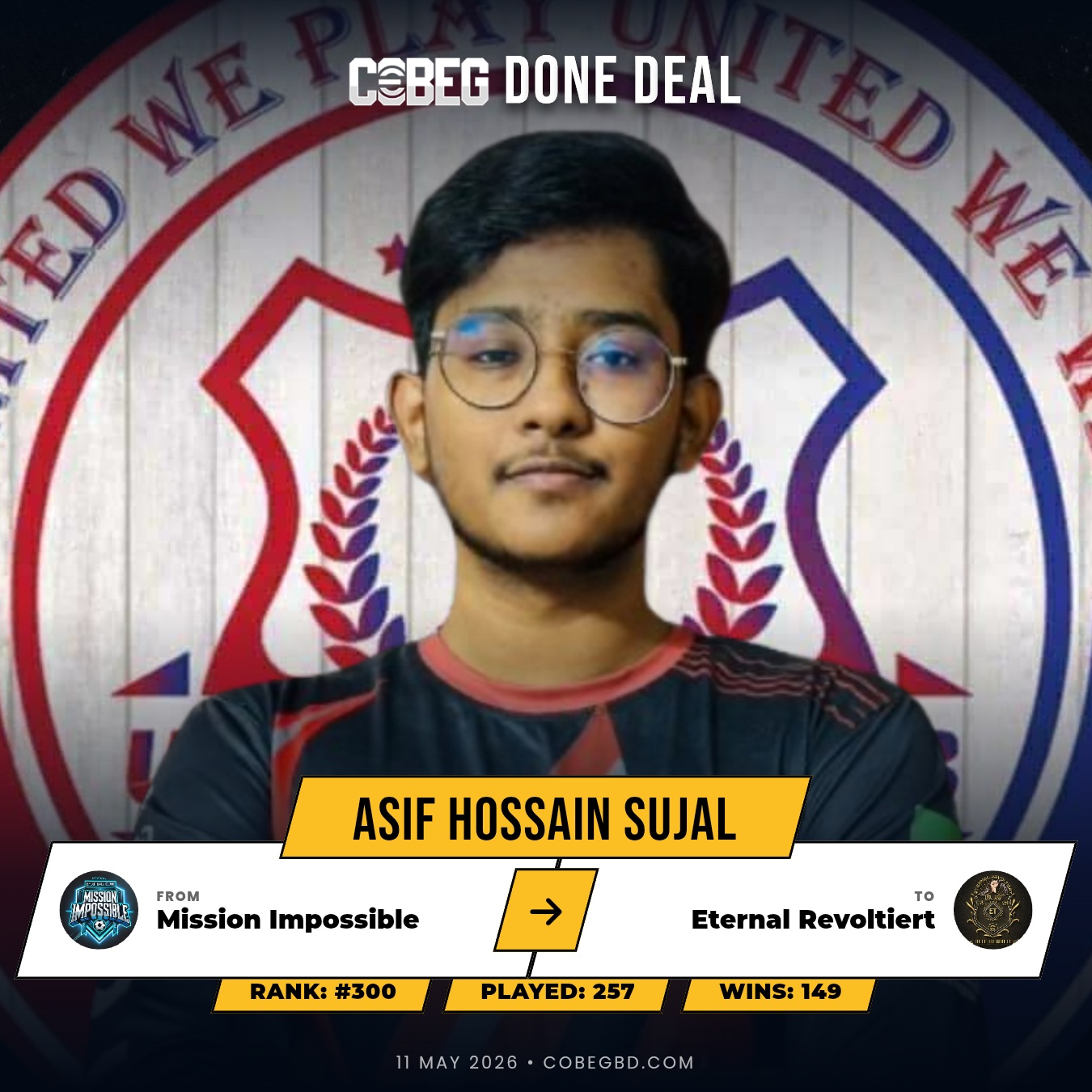 Eternal Revoltiert Strike Big as Asif Hossain Sujal Joins the Revolution! 🔥