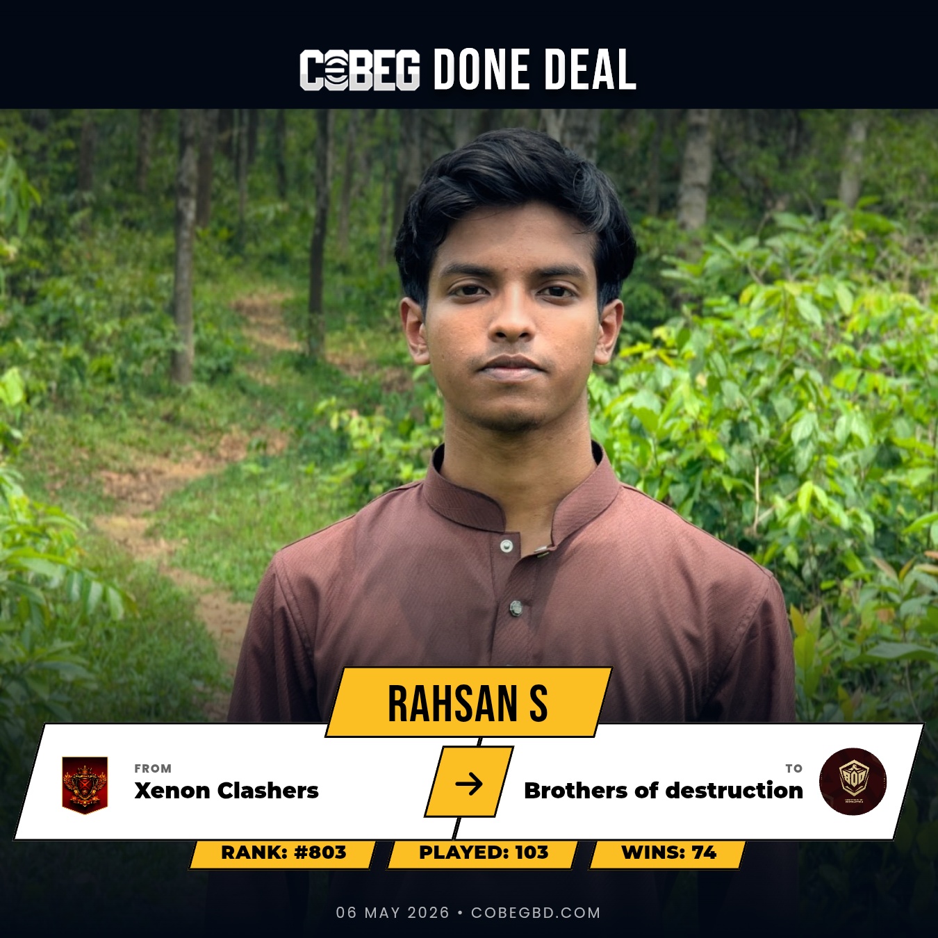 ACADEMY REINFORCEMENT COMPLETE — Rahsan S Joins Brothers of Destruction From Xenon Clashers in Major Statement Move 🔥