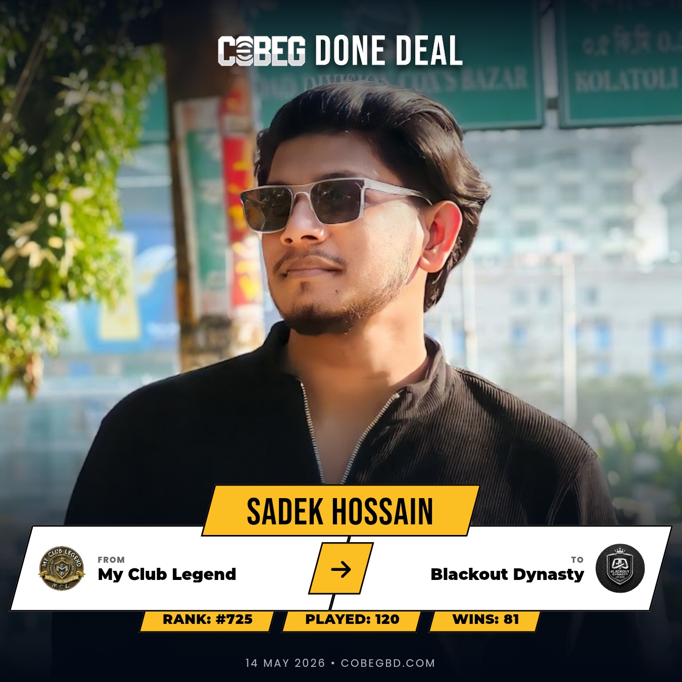 BLACKOUT DYNASTY STRIKE AGAIN — SADEK HOSSAIN JOINS THE EMPIRE IN A STATEMENT SIGNING! 💥