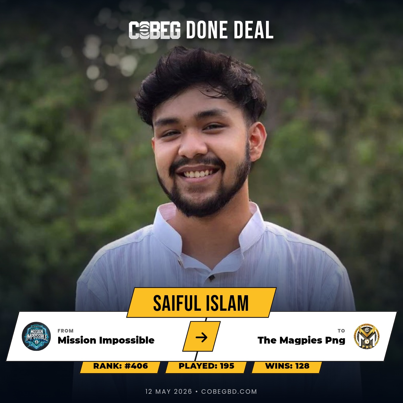 MAGPIES STRIKE AGAIN: Saiful Islam Completes Major Move to The Magpies PNG – No.5 Ready to Command the MAIN Squad! MAGPIES STRIKE AGAIN: Saiful Islam Completes Major Move to The Magpies PNG – No.5 Ready to Command the MAIN Squad!